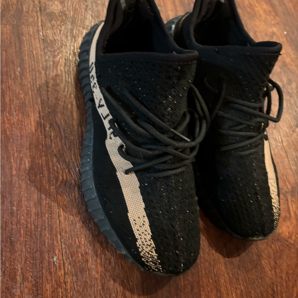 Adidas Yeezy Boost 350 V2 Black and Tan Sneakers